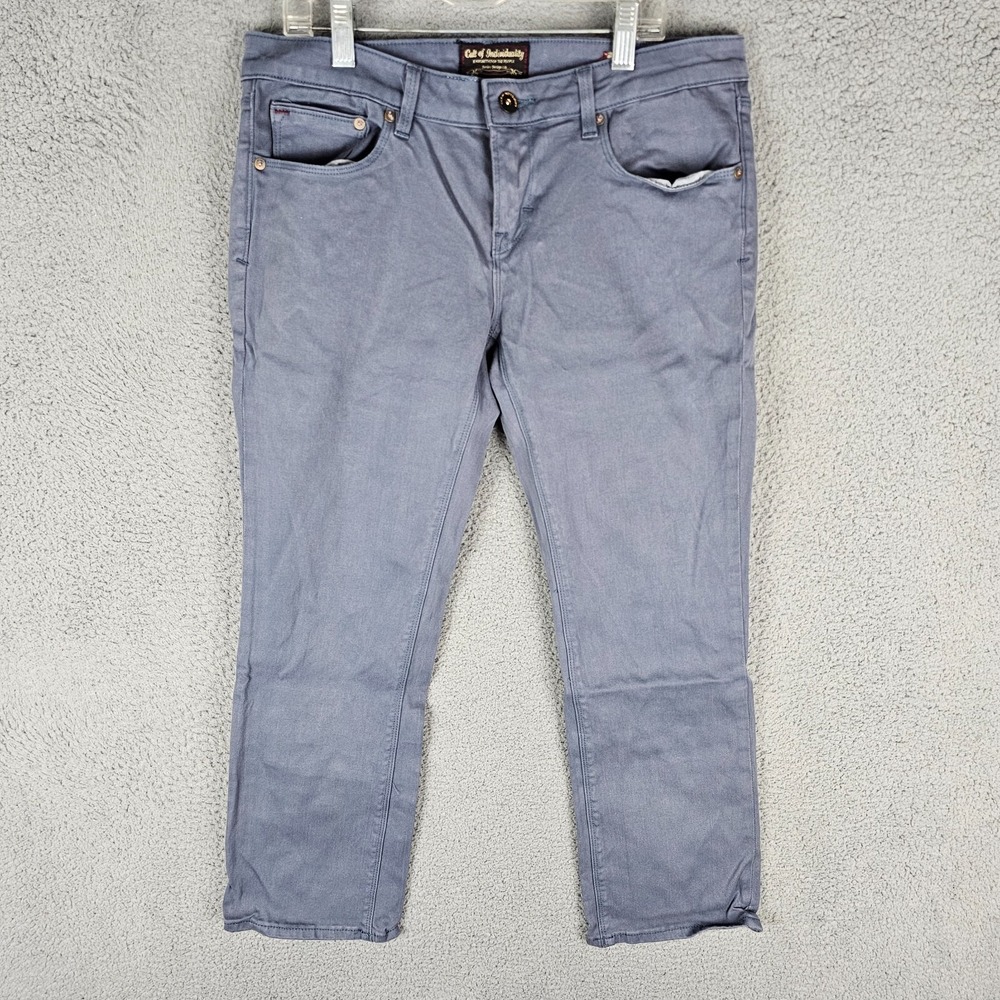 Cult‎ Of Individuality Gray Rogan Capri Jeans Size 29